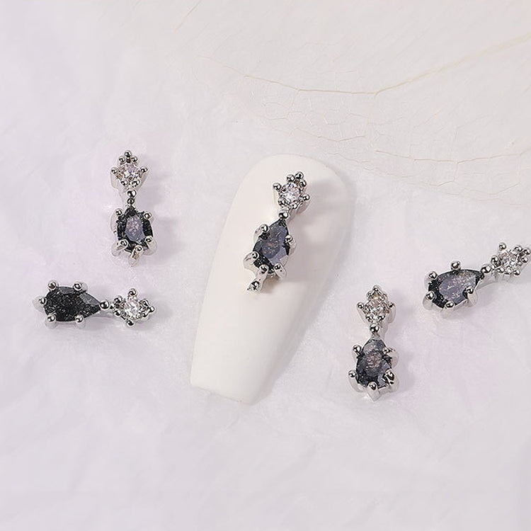 8 PCS Nail Art Zircon Three-Dimensional Nail Diamond Diy Crystal Flat Bottom Diamond Finished Decoration, Specification:  1880