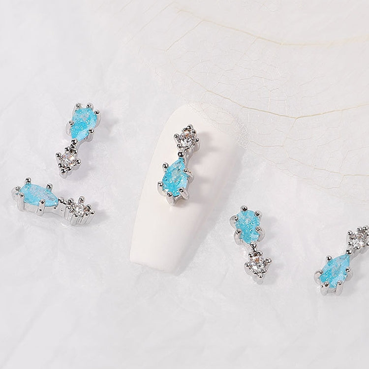 8 PCS Nail Art Zircon Three-Dimensional Nail Diamond Diy Crystal Flat Bottom Diamond Finished Decoration, Specification:  1882