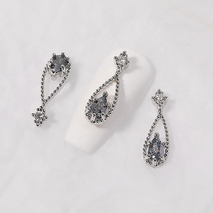 8 PCS Nail Art Zircon Three-Dimensional Nail Diamond Diy Crystal Flat Bottom Diamond Finished Decoration, Specification:  1890