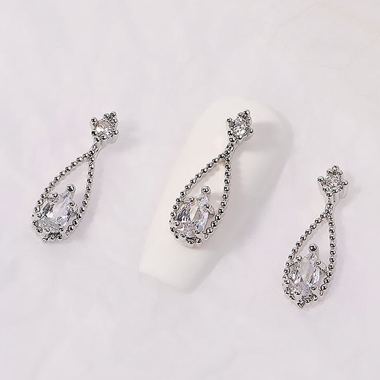 8 PCS Nail Art Zircon Three-Dimensional Nail Diamond Diy Crystal Flat Bottom Diamond Finished Decoration, Specification:  1891