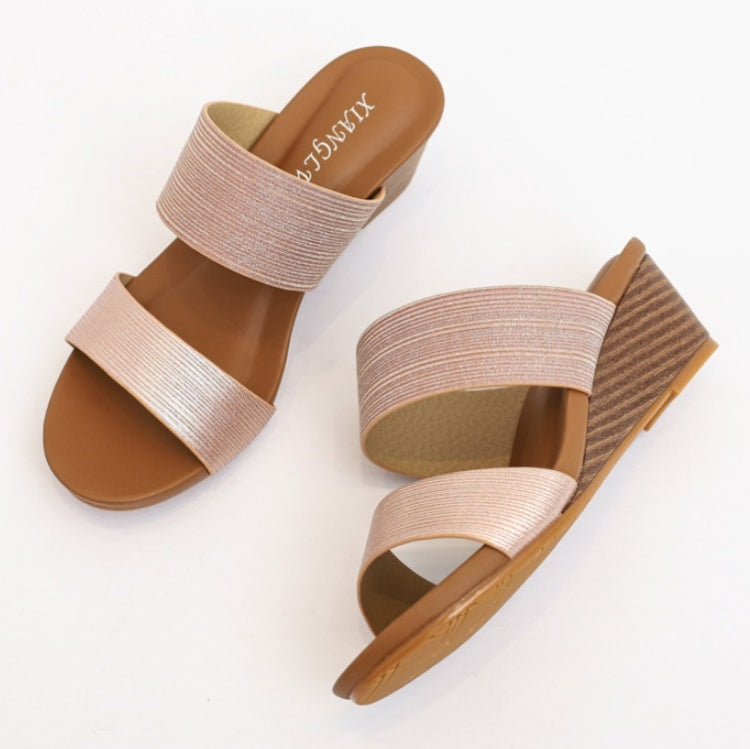 Ladies Sandals And Slippers Fashionable Outer Wear Platform High Heels, Size: 40
