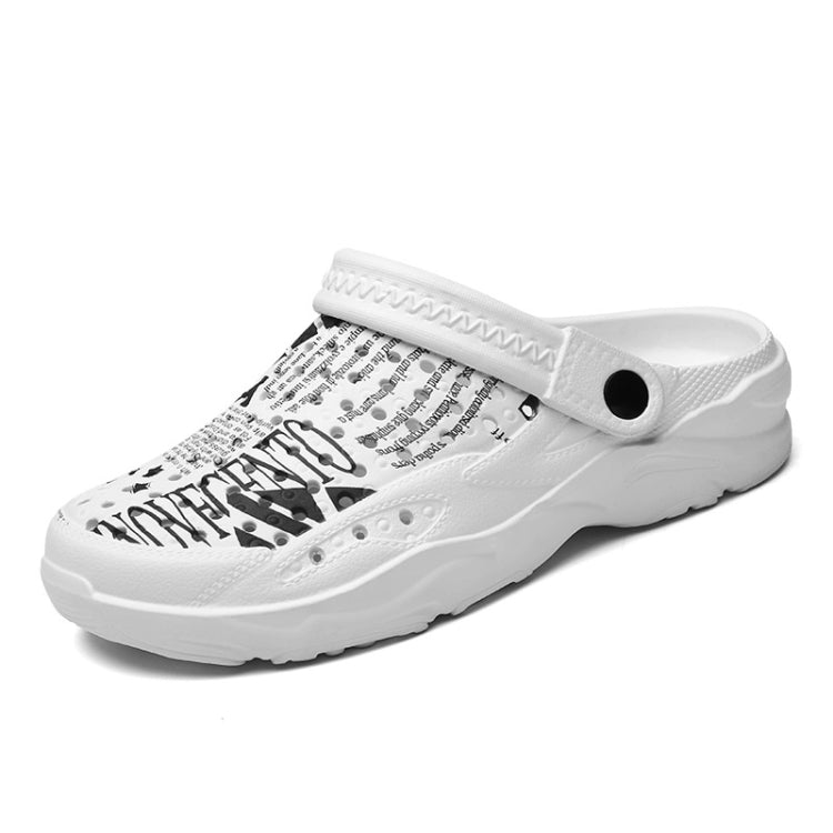 Spring Summer Casual Men Holes Shoes Light Breathable Outdoor Beach Sandals Slippers, Size: 39