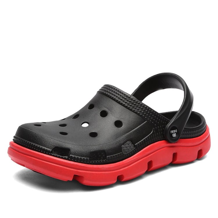 Spring And Summer Soft Bottom Men Beach Shoes Hollow Breathable Travel Sandals Slippers, Size: 41