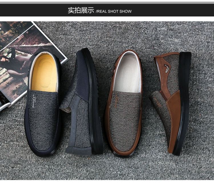 Low-cut Business Casual Soft Soles Flat Shoes for Men, Shoe Size:41