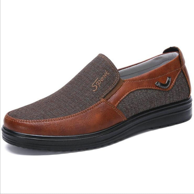 Low-cut Business Casual Soft Soles Flat Shoes for Men, Shoe Size:48