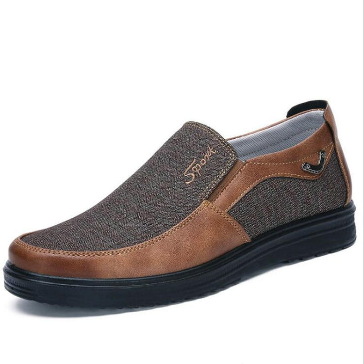 Low-cut Business Casual Soft Soles Flat Shoes for Men, Shoe Size:48
