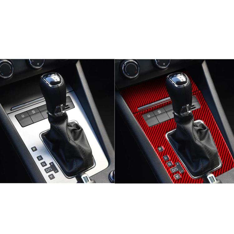 For 2017-2021 Skoda Octavia Left-Hand Drive 2pcs /Set Gear Shift Panel Trim Sticker