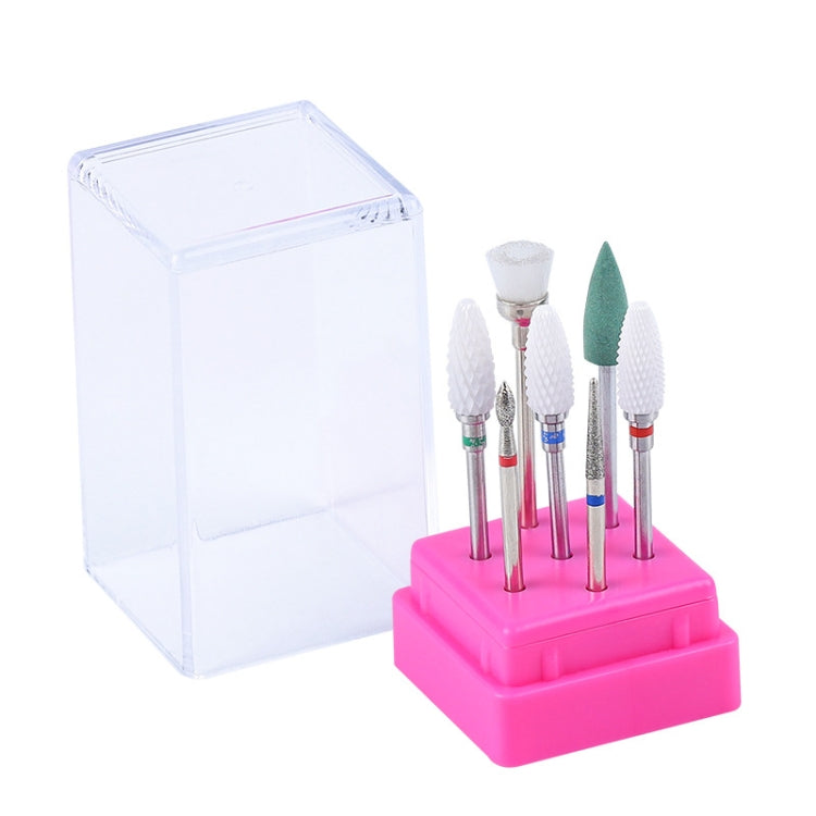 Ceramic Tungsten Steel Alloy Nail Strip Tool Set Grinding Machine Grinding Brush Polishing Tool, Color Classification: DH01