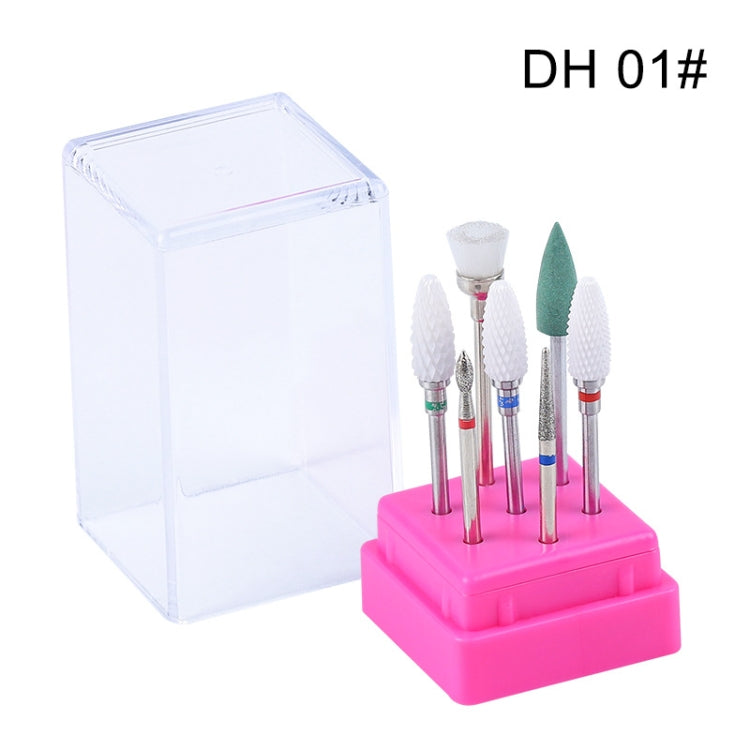 Ceramic Tungsten Steel Alloy Nail Strip Tool Set Grinding Machine Grinding Brush Polishing Tool, Color Classification: DH01