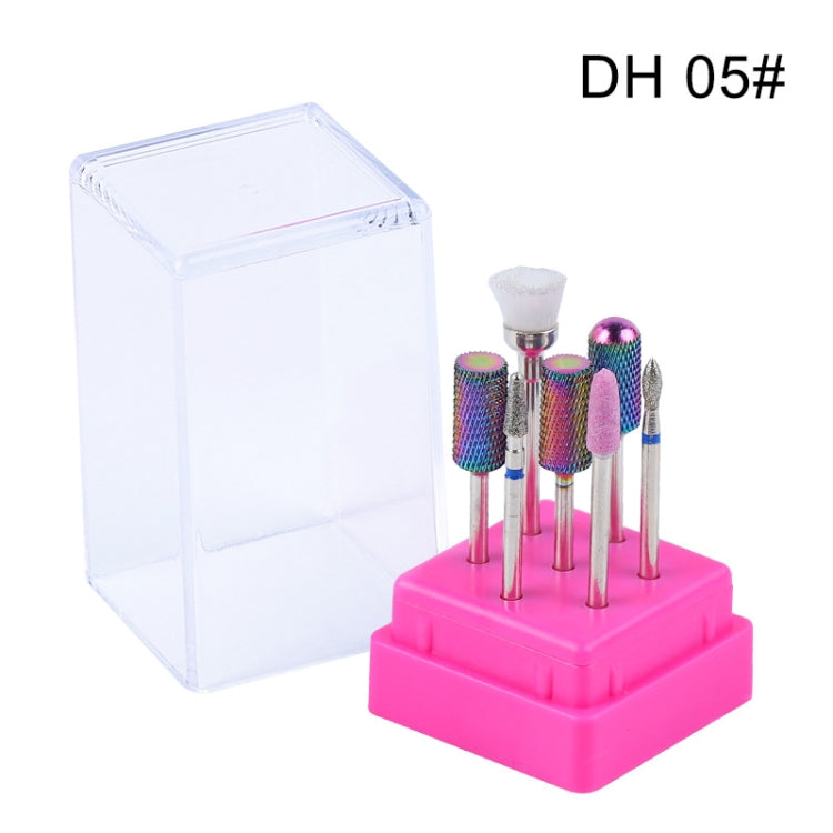 Ceramic Tungsten Steel Alloy Nail Strip Tool Set Grinding Machine Grinding Brush Polishing Tool, Color Classification: DH05