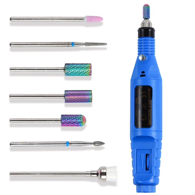 Ceramic Tungsten Steel Alloy Nail Strip Tool Set Grinding Machine Grinding Brush Polishing Tool, Color Classification: DH05