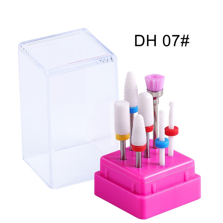 Ceramic Tungsten Steel Alloy Nail Strip Tool Set Grinding Machine Grinding Brush Polishing Tool, Color Classification: DH07