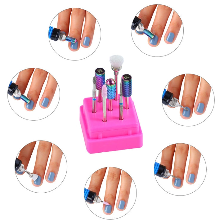 Ceramic Tungsten Steel Alloy Nail Strip Tool Set Grinding Machine Grinding Brush Polishing Tool, Color Classification: DH07