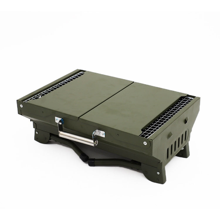 Outdoor Folding Barberry Camping Portable Oven Home Stainless Steel BBQ,Size:82x35x30cm