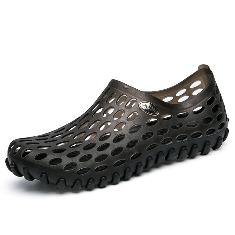 PVC + EVA Material Wading Beach Shoes Couple Breathable Slippers, Size: 40