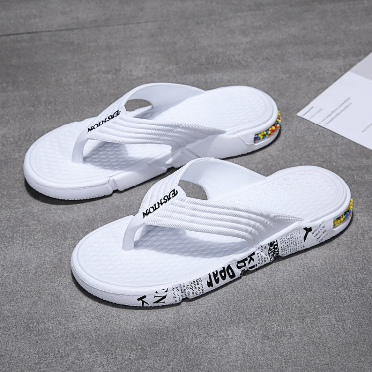 Summer Men Flip Flops Beach Casual Water-Related Shoes Slippers, Size: 41