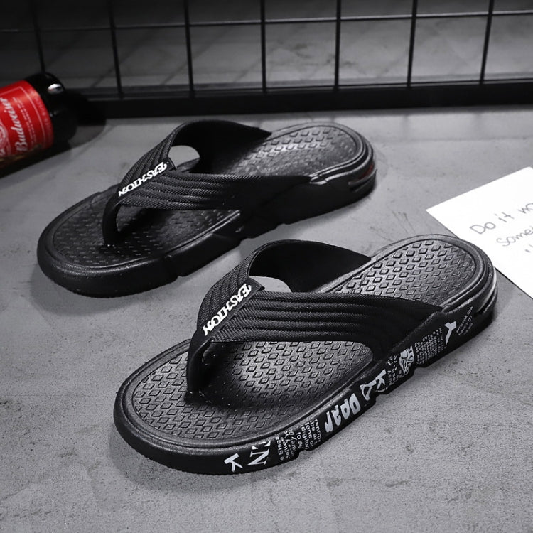 Summer Men Flip Flops Beach Casual Water-Related Shoes Slippers, Size: 41