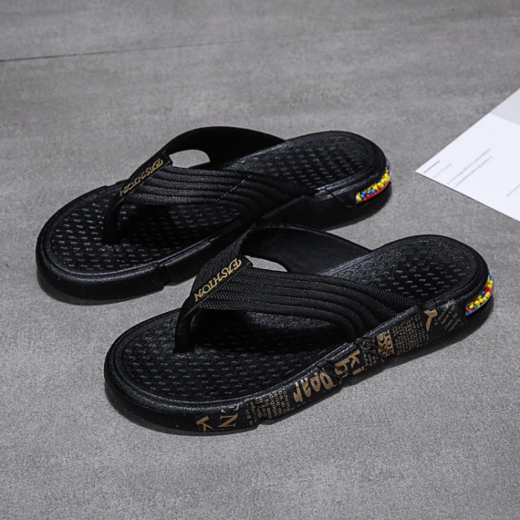 Summer Men Flip Flops Beach Casual Water-Related Shoes Slippers, Size: 42