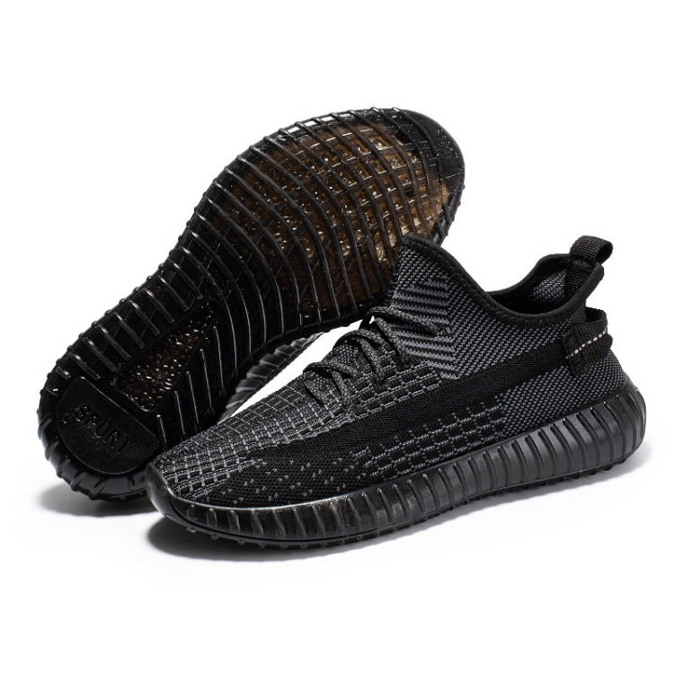 Men Spring And Summer Transparent TPR Sole Casual Sneakers, Size: 41