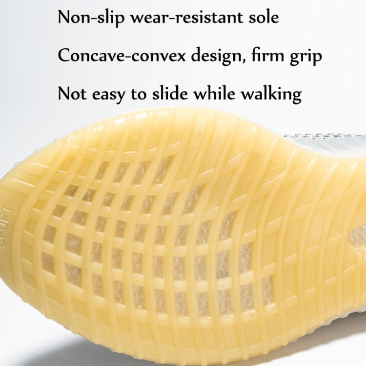 Men Spring And Summer Transparent TPR Sole Casual Sneakers, Size: 41