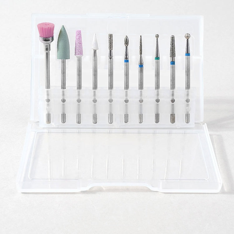 Tungsten Steel Alloy Nail Art Polished Head Set Grinding Machine Drain Brush Dead Polishing Tool, Specification: ZH01