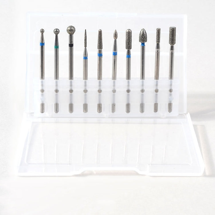 Tungsten Steel Alloy Nail Art Polished Head Set Grinding Machine Drain Brush Dead Polishing Tool, Specification: ZH03