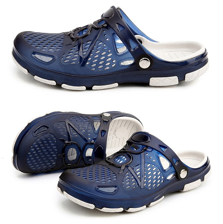 Summer Men Beach Shoes Slippers Casual Teen Trend Sandals, Size: 41