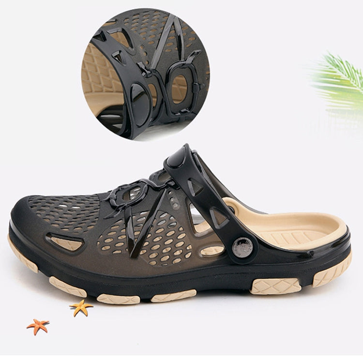 Summer Men Beach Shoes Slippers Casual Teen Trend Sandals, Size: 42(Blue)