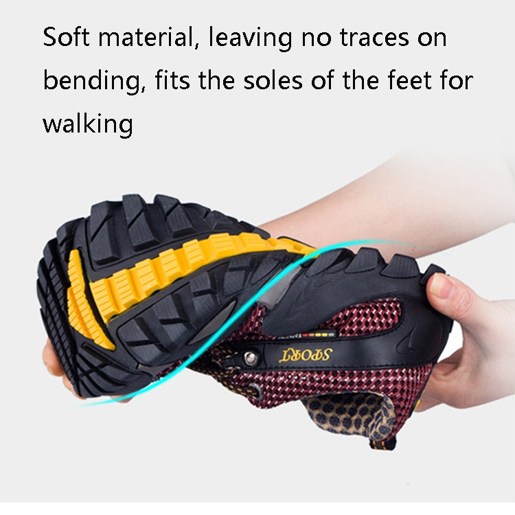 Summer Men Outdoor Sports Shoes Mesh Breathable Hiking Shoes, Size: 43