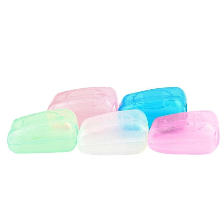50 PCS Portable Toothbrushes Head Cover Holder Travel Hiking Camping Case, Random Color Delivery