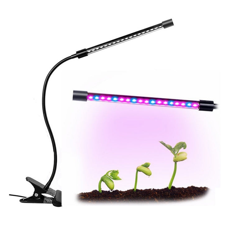 6W  LED Plant Light Single Tube Clip Succulent Plant Growth Light Without Power Adapter