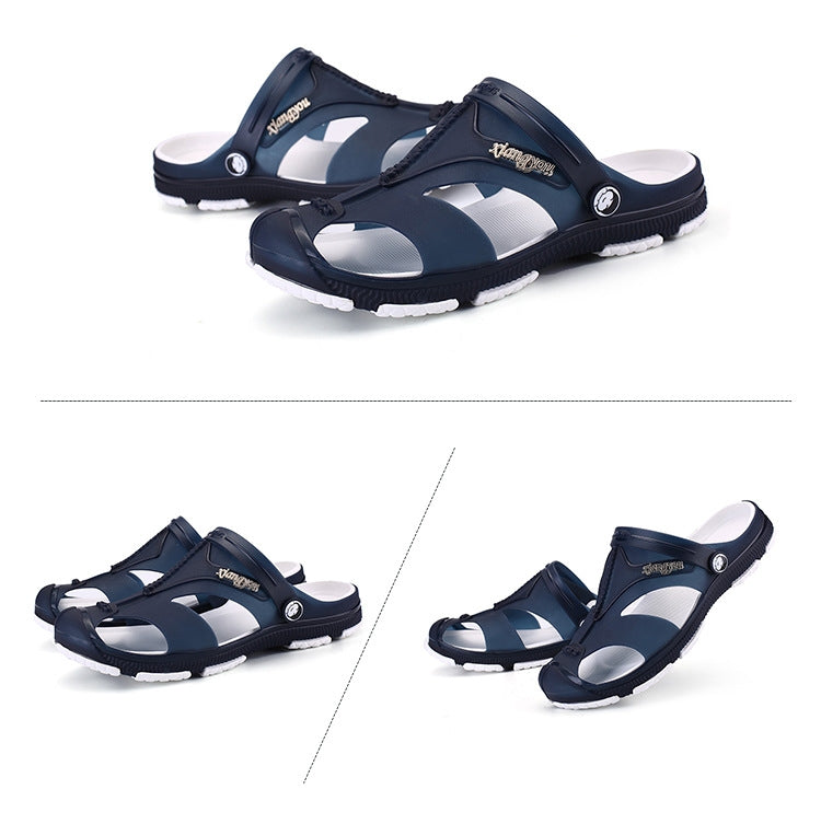 Summer Men Slippers Beaches Waterproof Upstream Breathable Sandals, Size: 45
