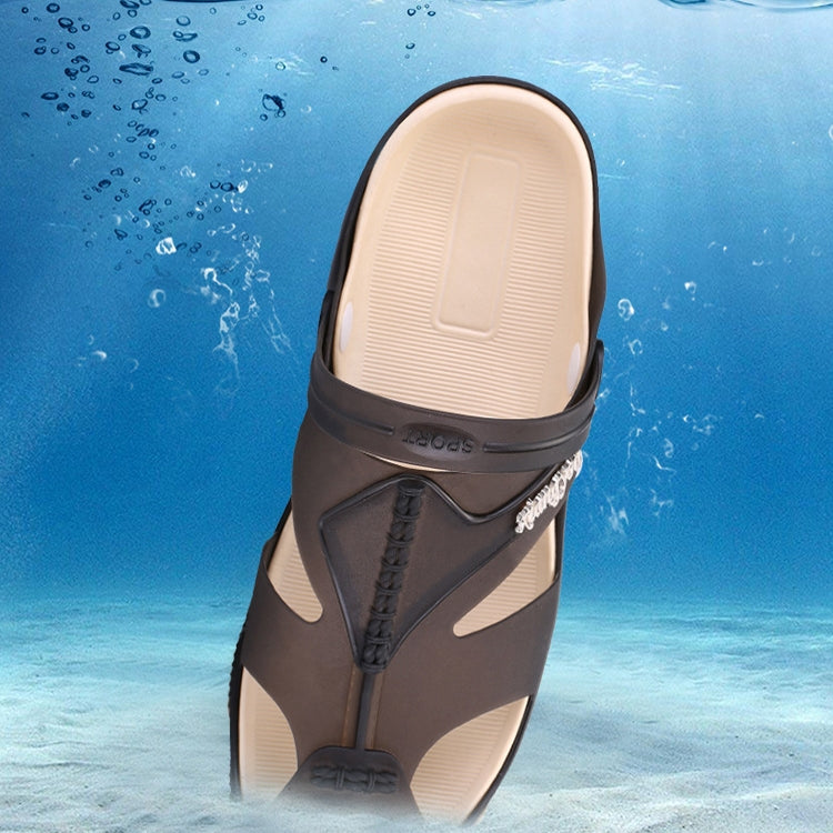 Summer Men Slippers Beaches Waterproof Upstream Breathable Sandals, Size: 45