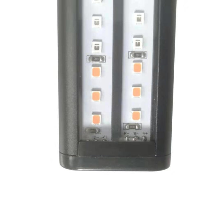 40W Four Heads Double-Row Clip Plant Growth Lamp LED Multi-Meat Flower Melon Fruit Plant Fill Light, Without Power Adapter