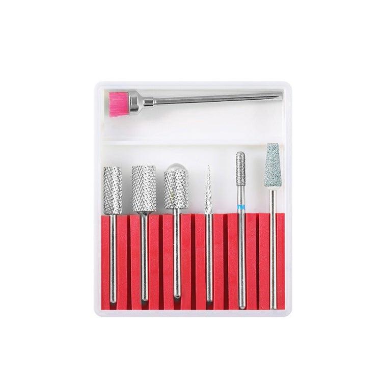 Nail Art Ceramic Tungsten Steel Alloy Grinding Heads Set Grinder Polishing Tool, Color Classification: GH-04