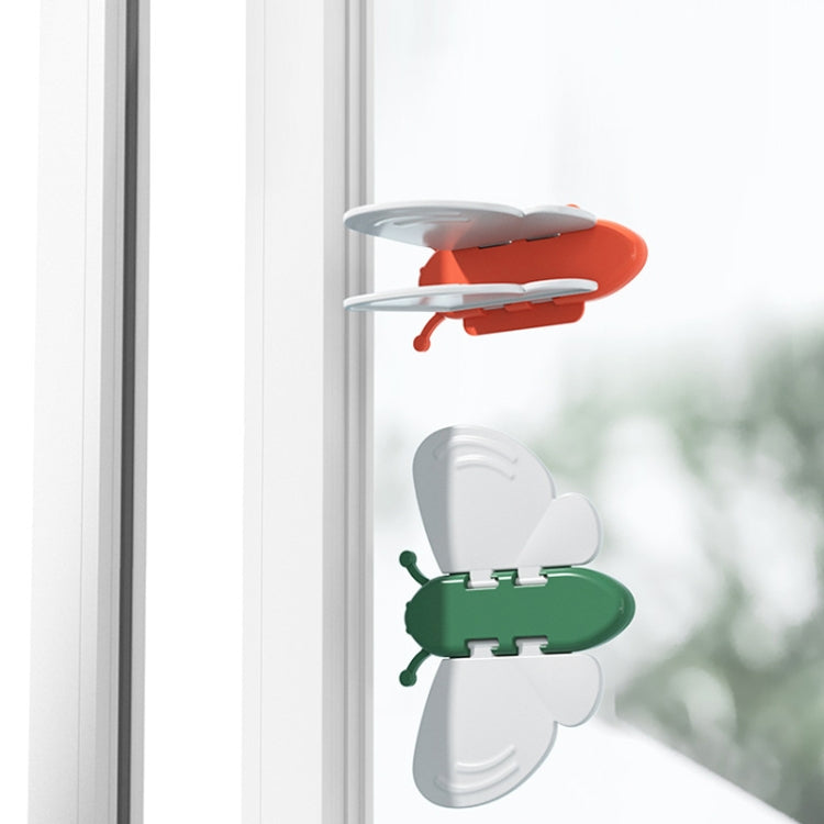 5 PCS Butterfly Child Protection Window Safety Lock Aluminum Alloy Door And Window Stopper Random Colour Delivery