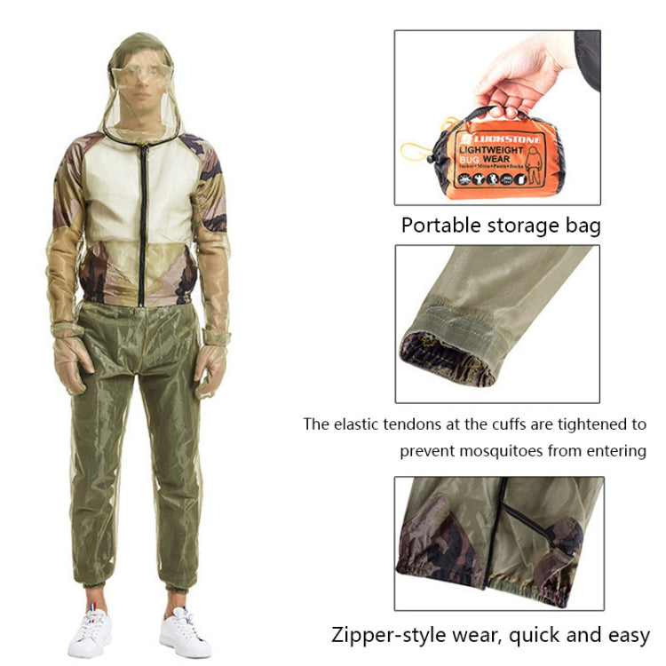 Camping Adventure Anti-Mosquito Bite Suit Summer Outdoor Fishing Breathable Mesh Anti-Mosquito Suit, Specification: Anti-mosquito Pants