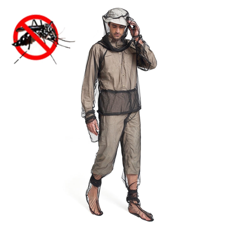 Camping Adventure Anti-Mosquito Suit Summer Fishing Breathable Mesh Clothes, Specification: 2 PCS Mosquito Foot Cover
