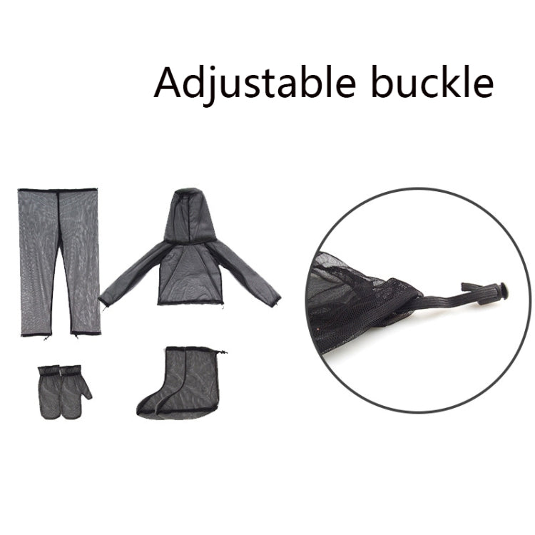 Camping Adventure Anti-Mosquito Suit Summer Fishing Breathable Mesh Clothes, Specification: 2 PCS Mosquito Foot Cover