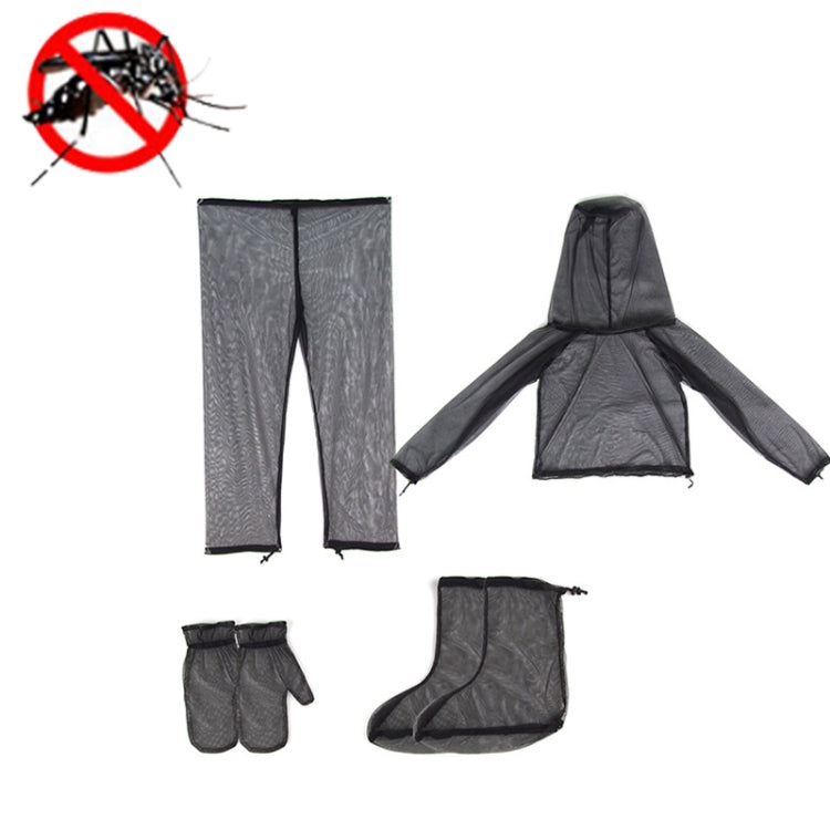Camping Adventure Anti-Mosquito Suit Summer Fishing Breathable Mesh Clothes, Specification: Four-piece