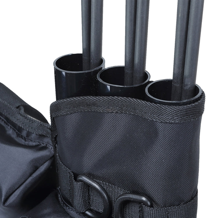 Outdoor Hunting Archery Bag Quiver Arrows Waist Bag(Black)