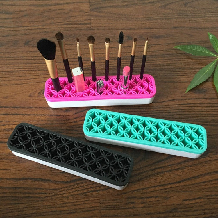 3 PCS Cosmetic Storage Box Jewelry Lipstick Silicone Storage Box