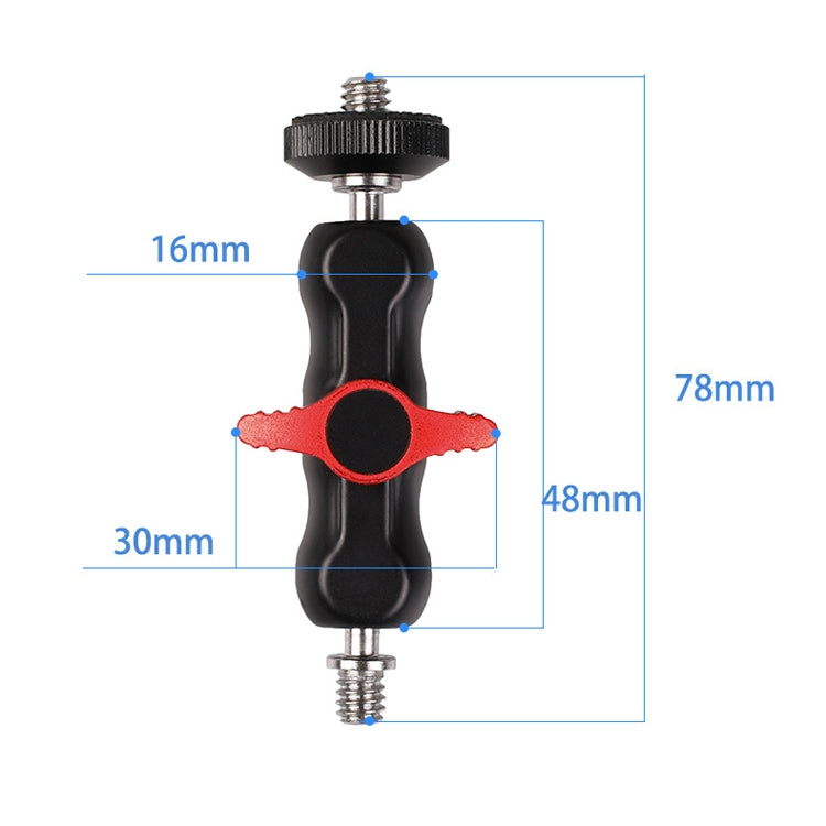 H032 Camera Magic Arm Bracket Hot Shoe Ball Head Double Ball Gimbal Hand Small Pea Clip Monitors Bracket