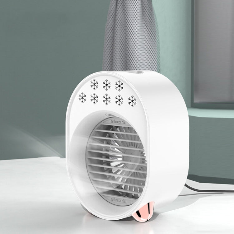 A-208 Mini USB Desktop Air Conditioner Humidifying Portable Cooling Fan
