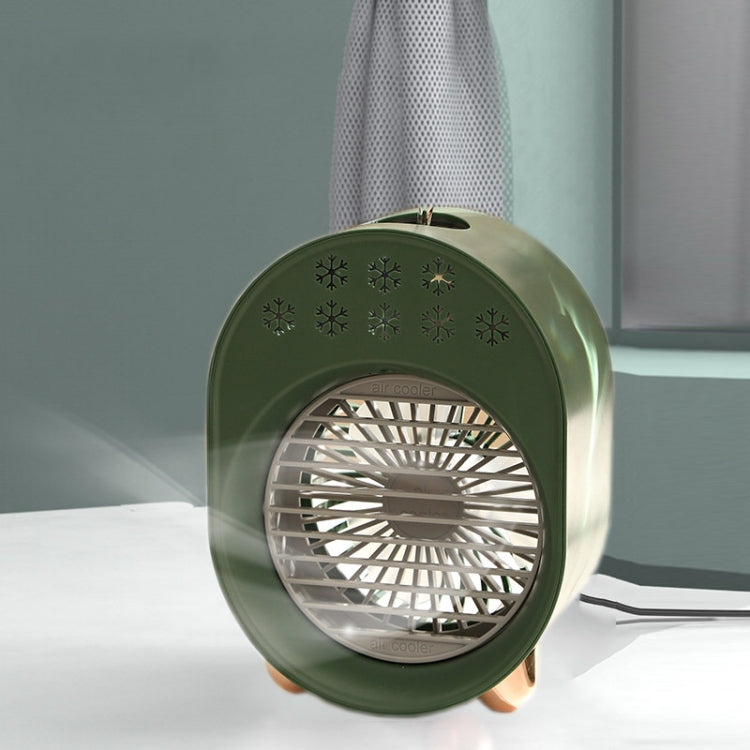 A-208 Mini USB Desktop Air Conditioner Humidifying Portable Cooling Fan
