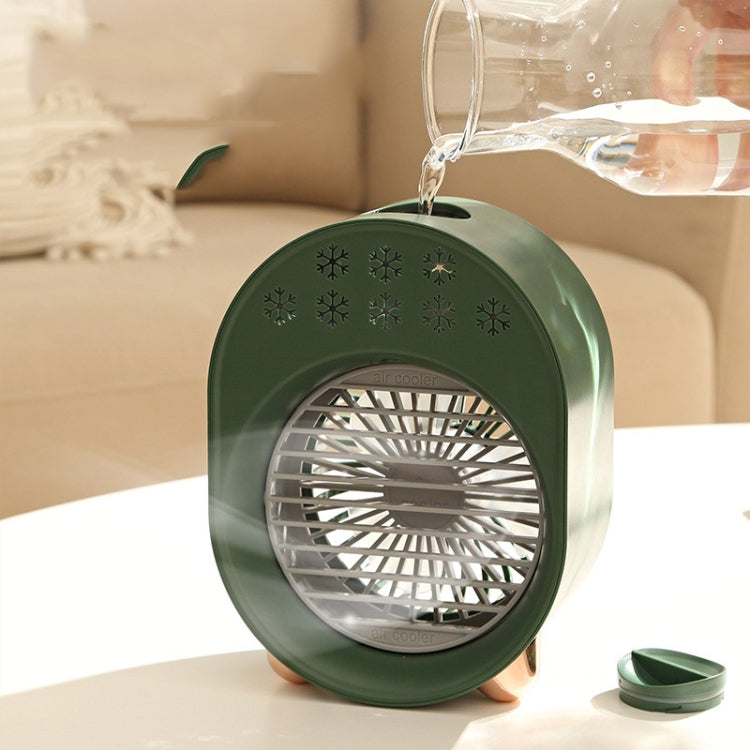 A-208 Mini USB Desktop Air Conditioner Humidifying Portable Cooling Fan
