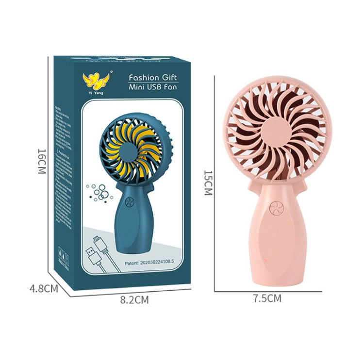 N95 2 PCS Handheld USB Outdoor Portable Mini Fan( Light Powder)