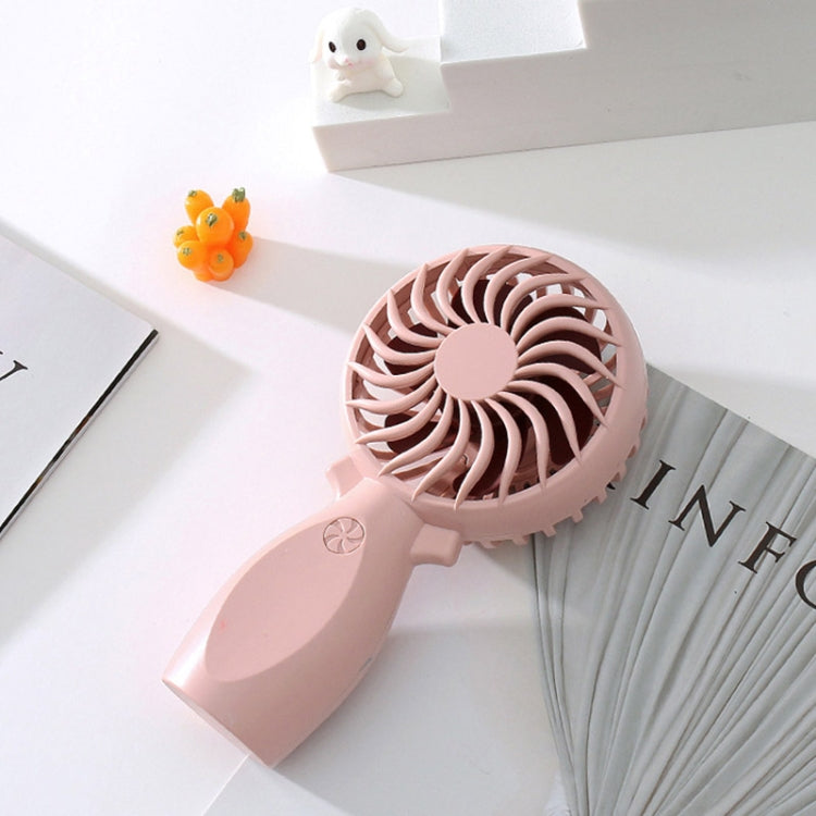 N95 2 PCS Handheld USB Outdoor Portable Mini Fan( Light Powder)