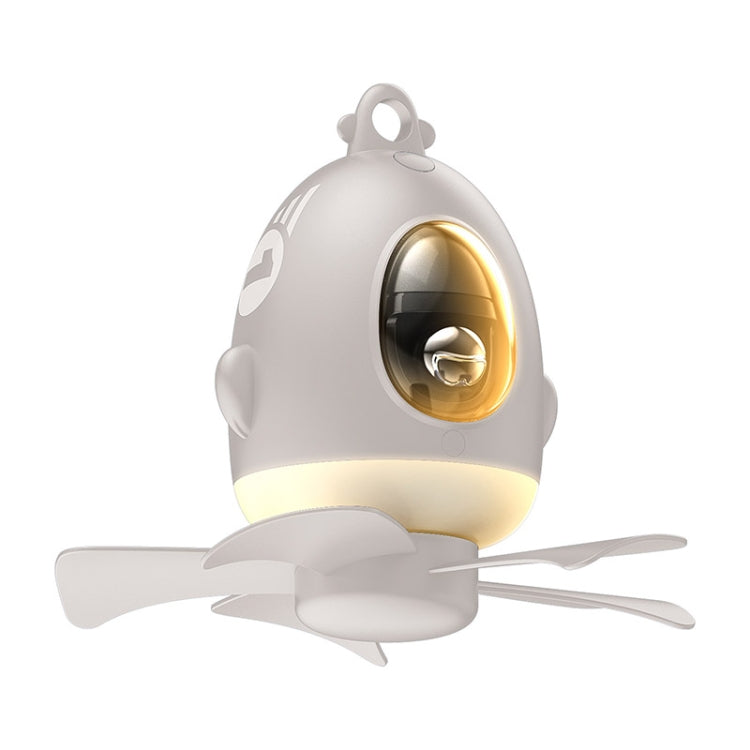 MF023 Airplane Night Light Ceiling Fan Household USB Remote Control Fan