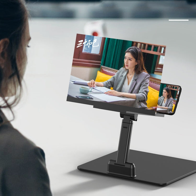 F30 10 Inch Mobile Phone Screen Amplifier Folding Creative Stretch 6D Mobile Phone Magnifying Glass Bracket